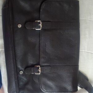 Cole Haan bag briefcase brown leather